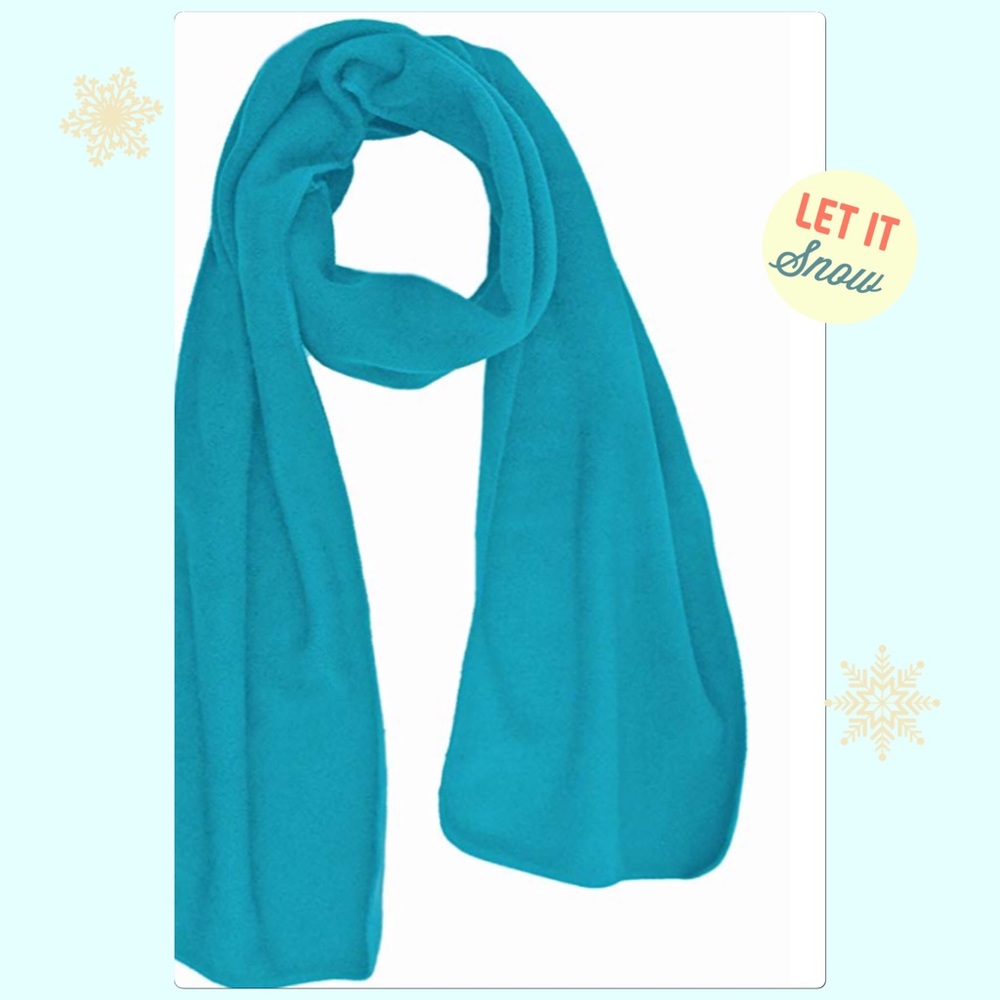 HP Polartec Turquoise Blue Cozy Fleece Scarf